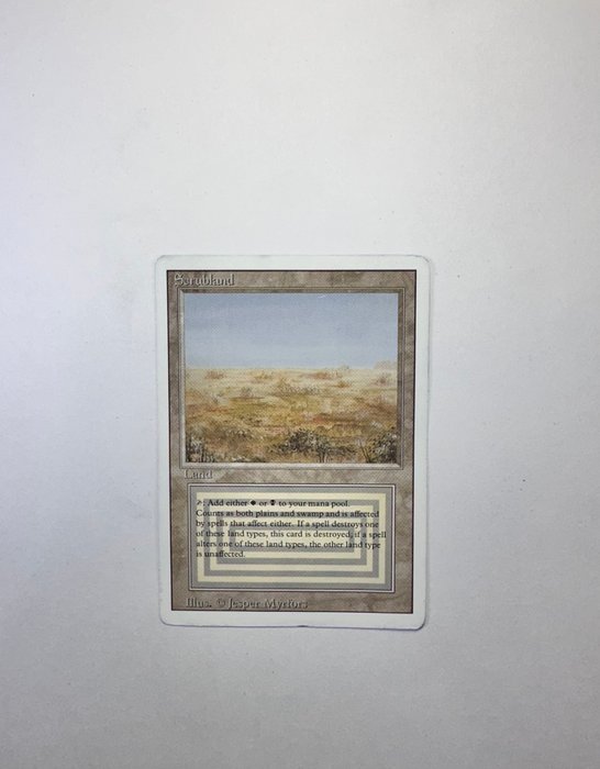 Magic The Gathering Card - Scrubland