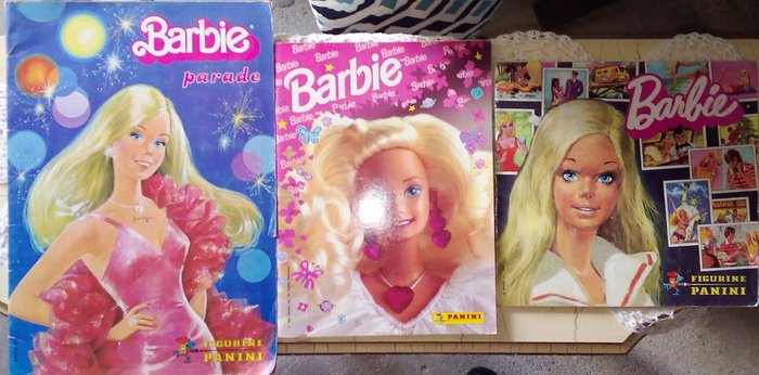 Panini - Rare Barbie 1976 (252/256) + 1993 (Minus 1) + Parade Complete Album