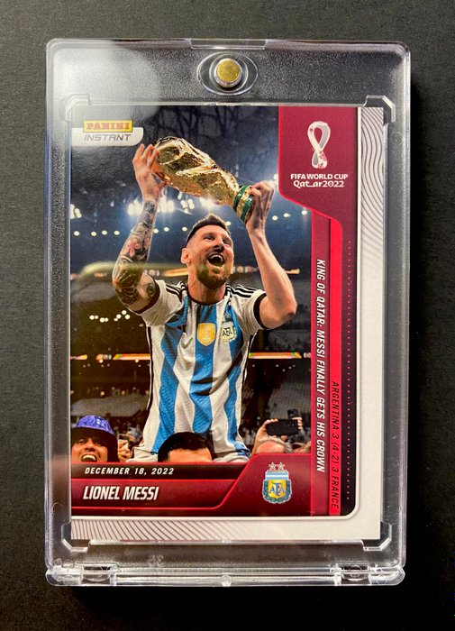 2022 - Panini - Instant World Cup - Lionel Messi - #118 #132 - 2 Card