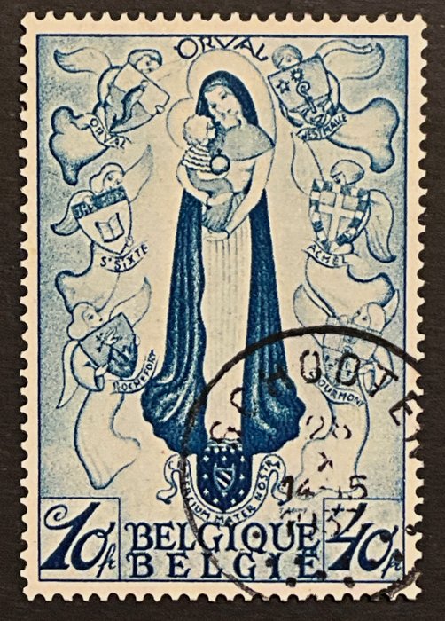 Belgien 1933 - Anden Orval "Great Orval" - Komplet serie - Smukt stemplet SKOLE - OBP 363/374