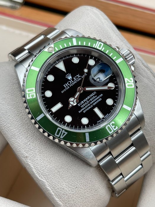 Rolex - Submariner Date “Kermit” - 16610LV - Mænd - 2000-2010