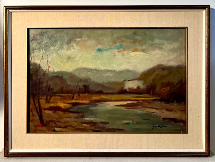 Enrico Groppi (1911-1972) - Paesaggio Lombardo - NO RESERVE