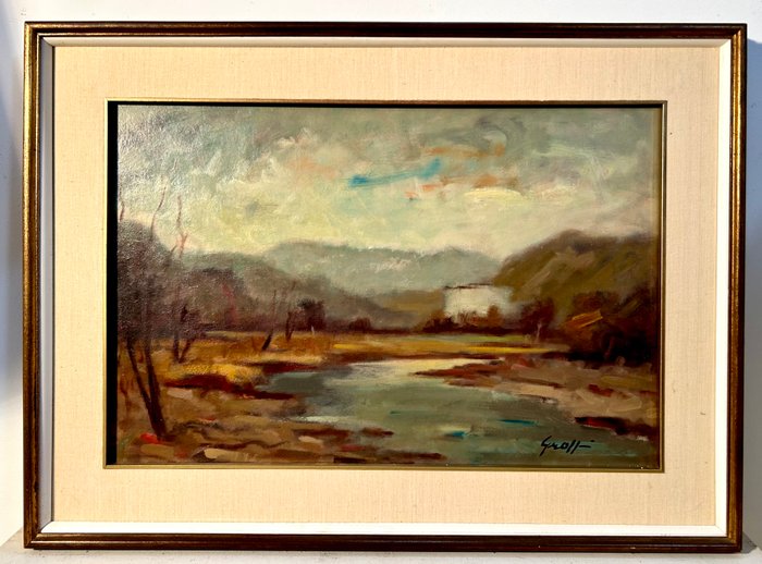 Enrico Groppi (1911-1972) - Paesaggio Lombardo - NO RESERVE