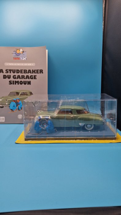 1:24 - Modelbil - TINTIN Studebaker du garage simoun