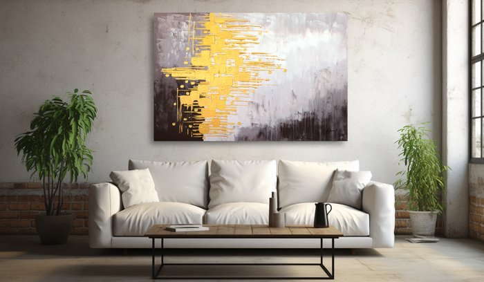 Monika Spiewak - Abstract - XXL -  on Frame - Ready to Hang