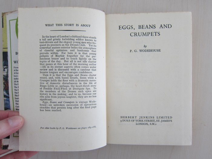 P.G. Wodehouse - Eggs, beans and crumpets - 1941