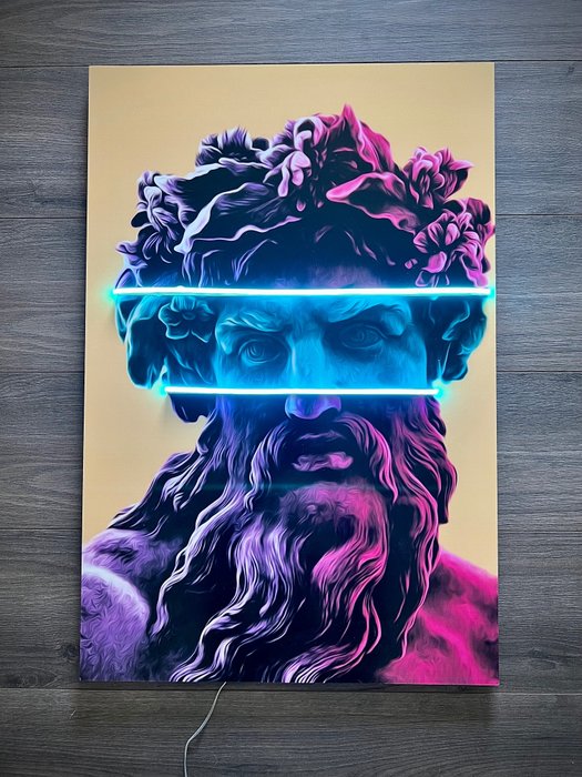 LEDMansion (1995) - Zeus Yellow Led Wall Art | Size XL