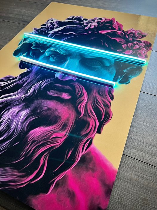 LEDMansion (1995) - Zeus Yellow Led Wall Art | Size XL