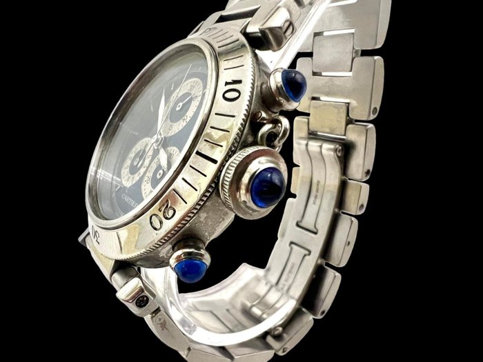 Cartier - Pasha Chronograph - 1352.1 - Unisex - 2000-2010