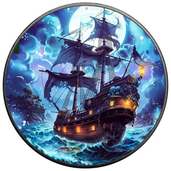 Förenta staterna. 1 Dollar 2024 Masters of the Seas - Shadow Ship 1 Oz (.999)  (Ingen mindstepris)