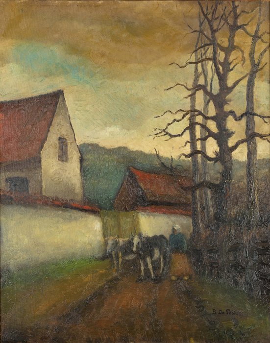 Bernard De Pooter (1883-1970) - Dorspweg