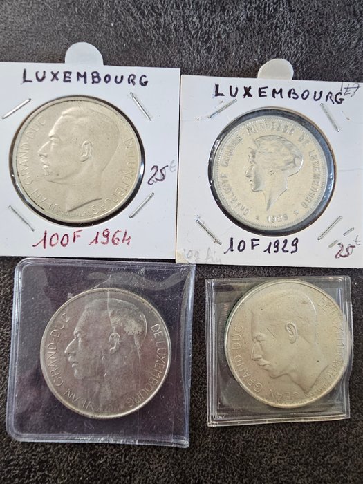 Luxembourg. Collection of coins 1919 t.e.m. 1986  (Ingen mindstepris)