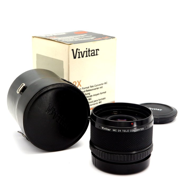 Vivitar MC 2x Teleconverter voor Hasselblad 500 Telelinse