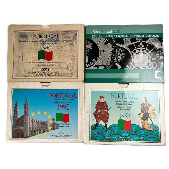 Portugal Year Set (FDC) 1986/2001 (4 sets)  (Ingen mindstepris)