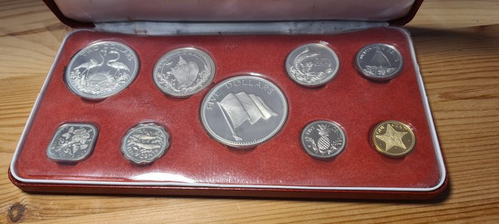 Bahamas. Proof Set 1974 Franklin mint  (Ingen mindstepris)