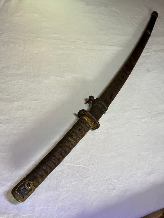 Japanske WW2 Imperial Army Officers Koshirae for Katana - Imperial Army - Militærudstyr