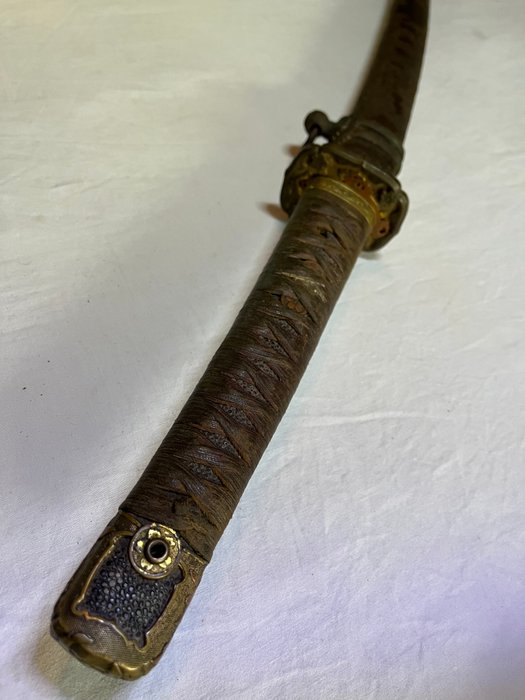 Japanske WW2 Imperial Army Officers Koshirae for Katana - Imperial Army - Militærudstyr