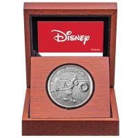 Niue. 2 Dollars 2020 Disney Steamboat Willie 2020 Polierte Platte mit COA und BOX - 1 oz