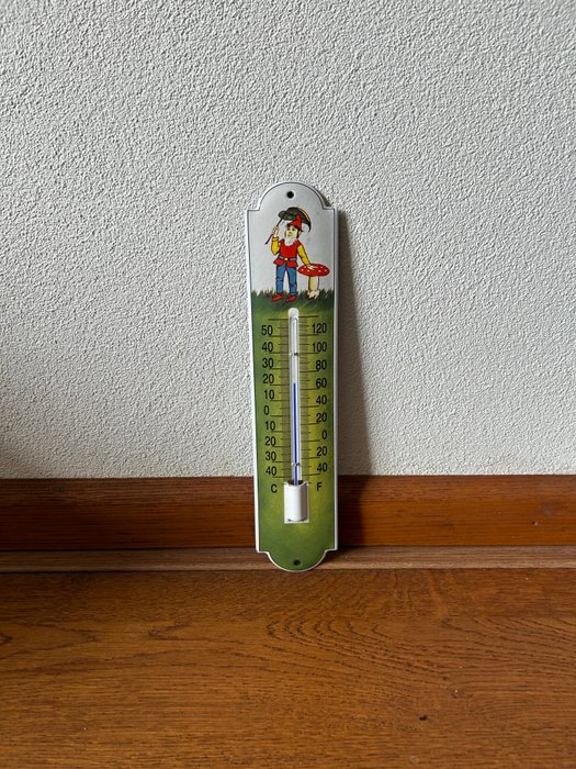 Reclame Thermometer - Decoratieve Thermometer - Emaljeskilt - Emalje, Metal