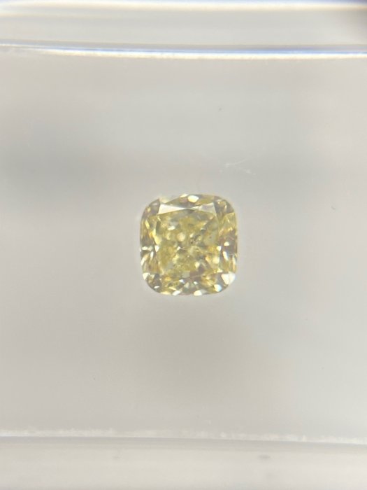 1 pcs Diamant  (Natur)  - 040 ct - Firkantet med slebne hjørner - SI2 - Antwerp Laboratory for Gemstone Testing (ALGT)