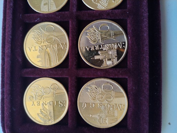 Spanien. Colección Monedas Oro 22k 1964-2000 Juegos Olimpicos  (Ingen mindstepris)