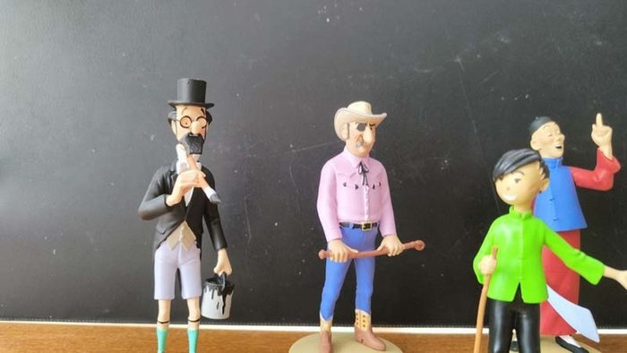 Tintin - ensemble de 6 figurines Moulinsart - La collection officielle