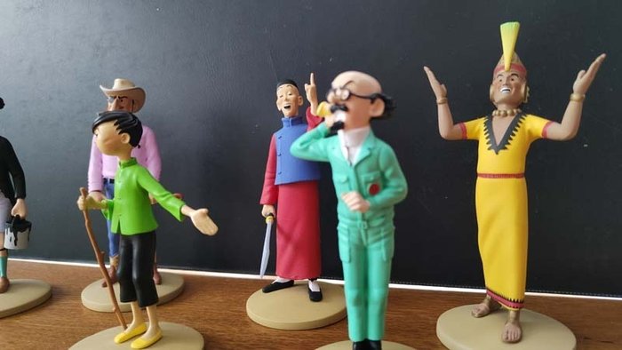 Tintin - ensemble de 6 figurines Moulinsart - La collection officielle