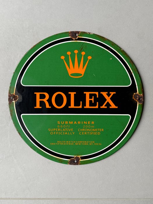 Rolex - Submariner - Emaljeplade - Emalje