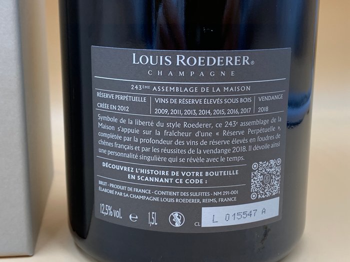 Louis Roederer, Collection  243 - Champagne Brut - 1 Magnum (1,5 L)