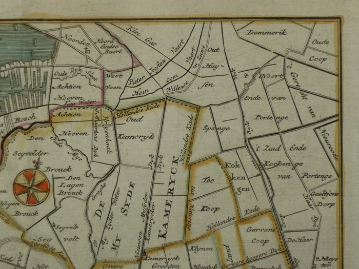 Holland - Utrecht, Woerden; Hendrik de Leth - 't Hoogen Heemraetschap van den Landen van Woerden - 1740