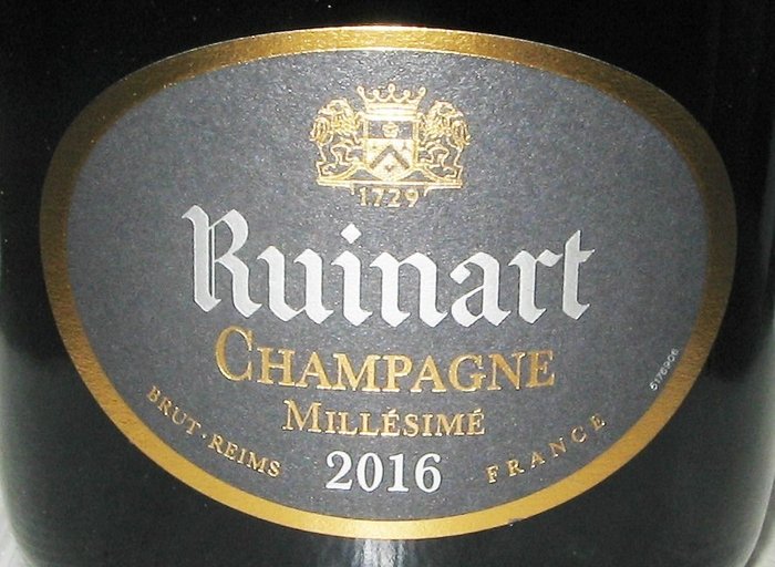 2016 Ruinart Ruinart Millésimé - Champagne Brut - 2 Flasker (075 L)