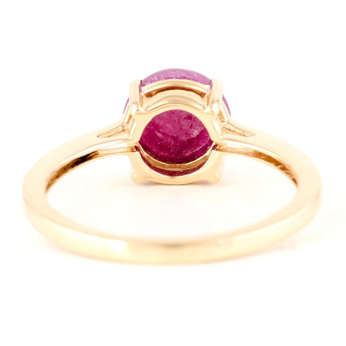 Ingen mindstepris - Ring - 14 karat Gulguld -  2.81ct. tw. Rubin