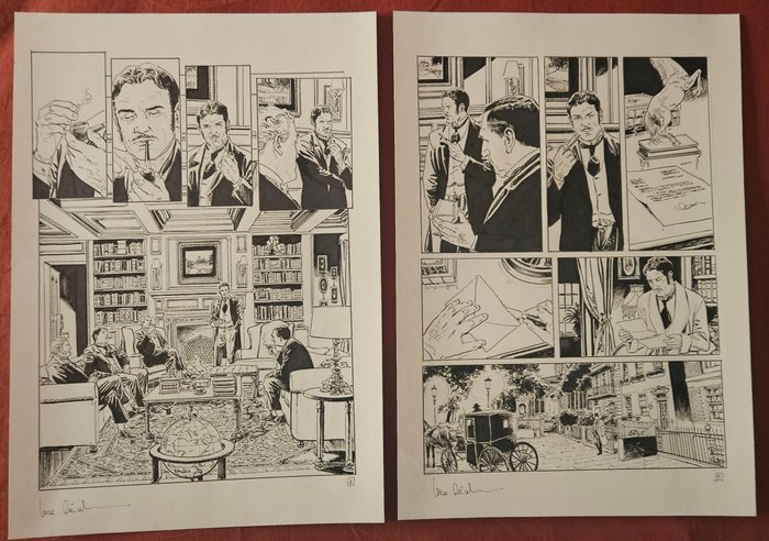 Raimondo, Luca - 6 Original page - Carnacki - "Carnacki - La chambre grise" - 2024