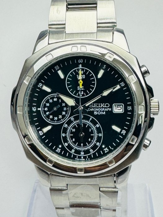 Seiko - Chronograph - Ingen mindstepris - 7T92-0CA0 - Mænd - 2011-nu