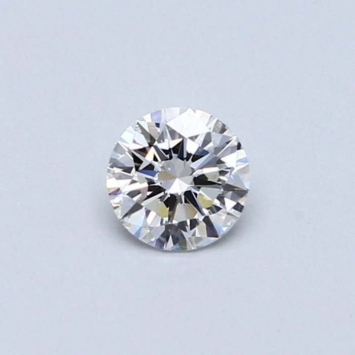 1 pcs Diamant  (Natur)  - 0.44 ct - Rund - D (farveløs) - VVS1 - Gemological Institute of America (GIA)