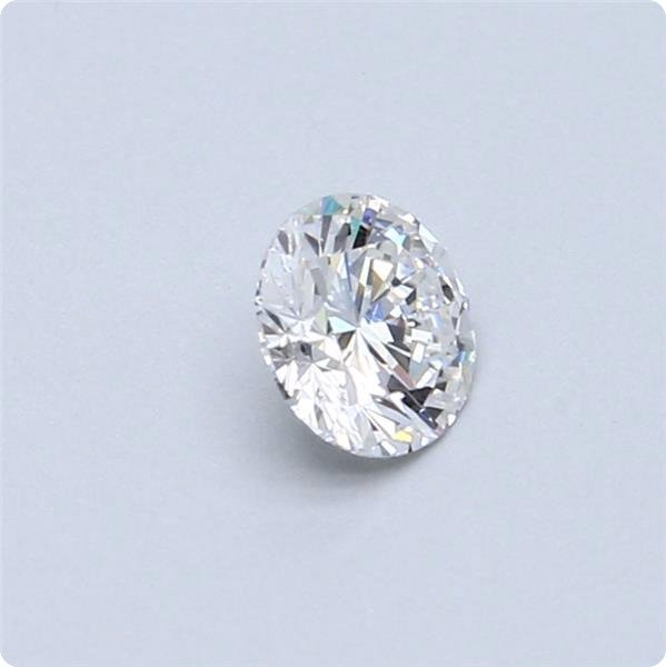 1 pcs Diamant  (Natur)  - 0.44 ct - Rund - D (farveløs) - VVS1 - Gemological Institute of America (GIA)