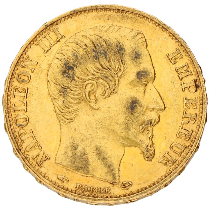 Frankrig Napoléon III (1852-1870) 20 Francs 1858 A