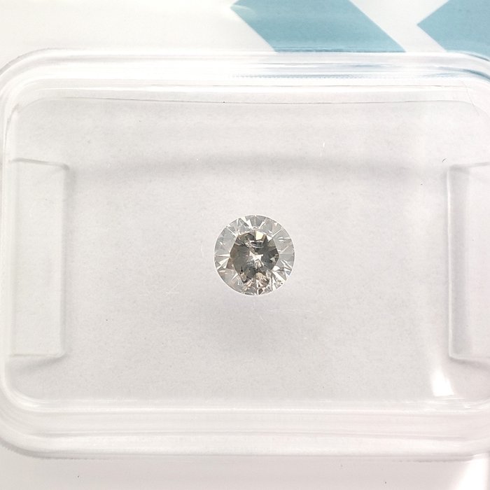 Ingen mindstepris - 1 pcs Diamant  (Natur)  - 0.23 ct - Rund - I1 - International Gemological Institute (IGI) - O - P