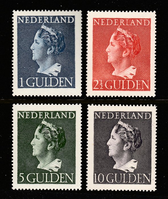 Holland 1946 - Dronning Wilhelmina - NVPH 346/349