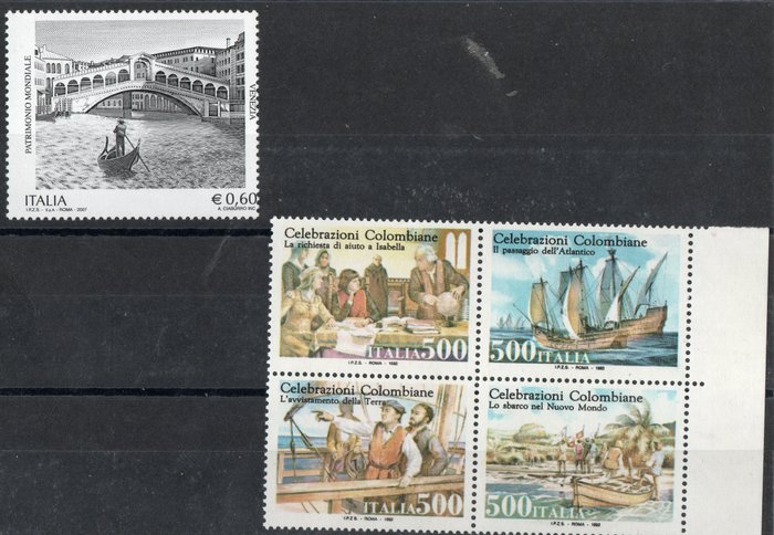 Italien 1992/2007 - Variety of Republic MNH