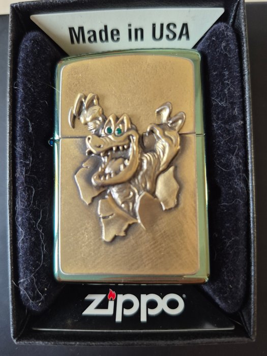 Zippo - Lighter - Stål (rustfrit)