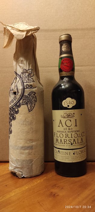 Marsala: Florio ACI 1840 Superiore  Pellegrino Vecchia Riserva 1880 - Sicilien DOC - 2 Flasker (0,68 L)