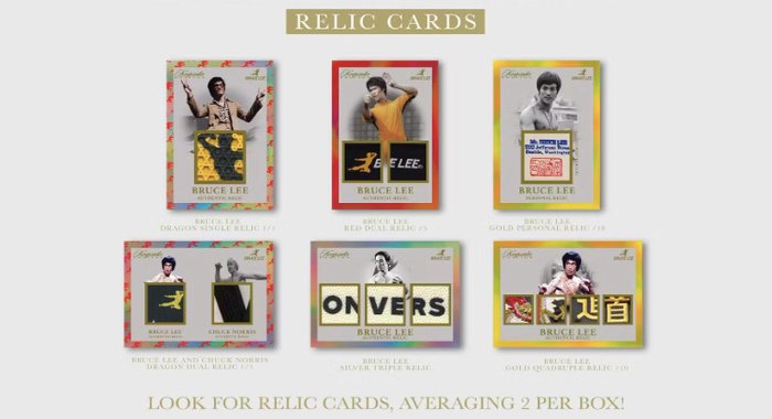 2024 Keepsake Keepsake 50th Anniversary Kaleidoscope Edition - Bruce Lee - 2 x Bruce Lee Relic Card per Box! - 60 Cards - 1 Card - Næsten så god som ny (NM)