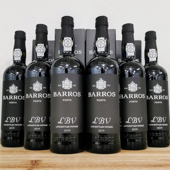 2019 Barros - Late Bottled Vintage Port -  Porto  - 6 Flasker (0,75 L)