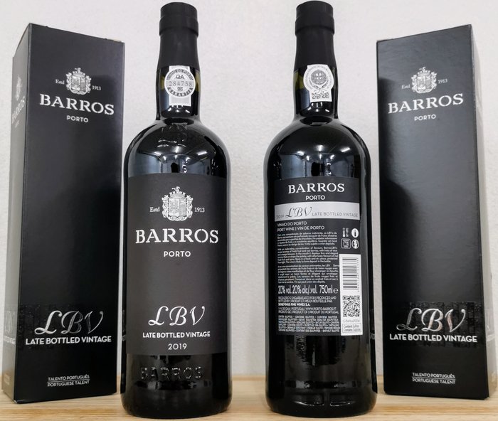 2019 Barros - Late Bottled Vintage Port -  Porto  - 6 Flasker (0,75 L)