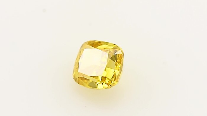 1 pcs Diamant  (Naturfarvet)  - 0.51 ct - Fancy deep Brunlig Gul - SI1 - Gemological Institute of America (GIA)