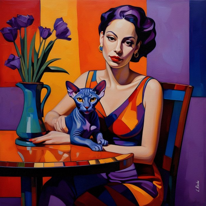 Lea Roche - My blue Sphynx