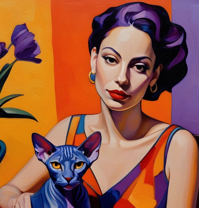 Lea Roche - My blue Sphynx