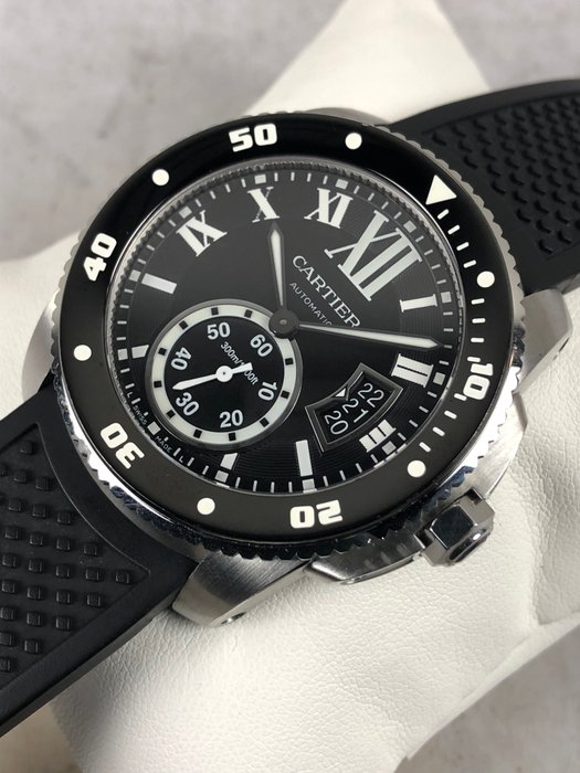 Cartier - Calibre de Cartier Automatic Diver 300M - W7100056 - Mænd - 2000-2010