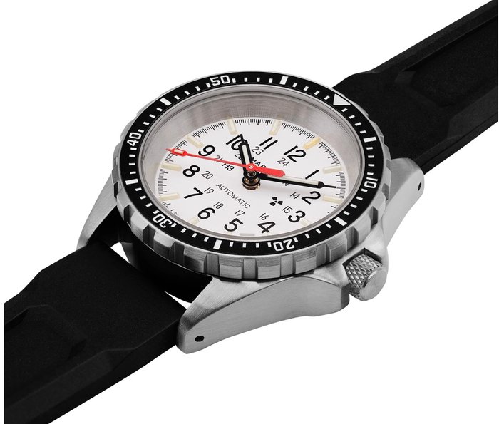 Marathon - WW194026SS-0530 - Mænd - Arctic Edition Medium Diver's Automatic (MSAR Auto) Splinterny + gratis forsendelse